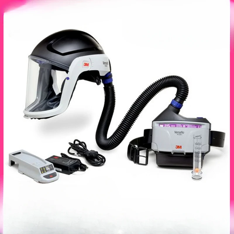 3M positive pressure respiratory system TR-300 equipped with M-300 hood electric air supply respirator, droplet dust 99%