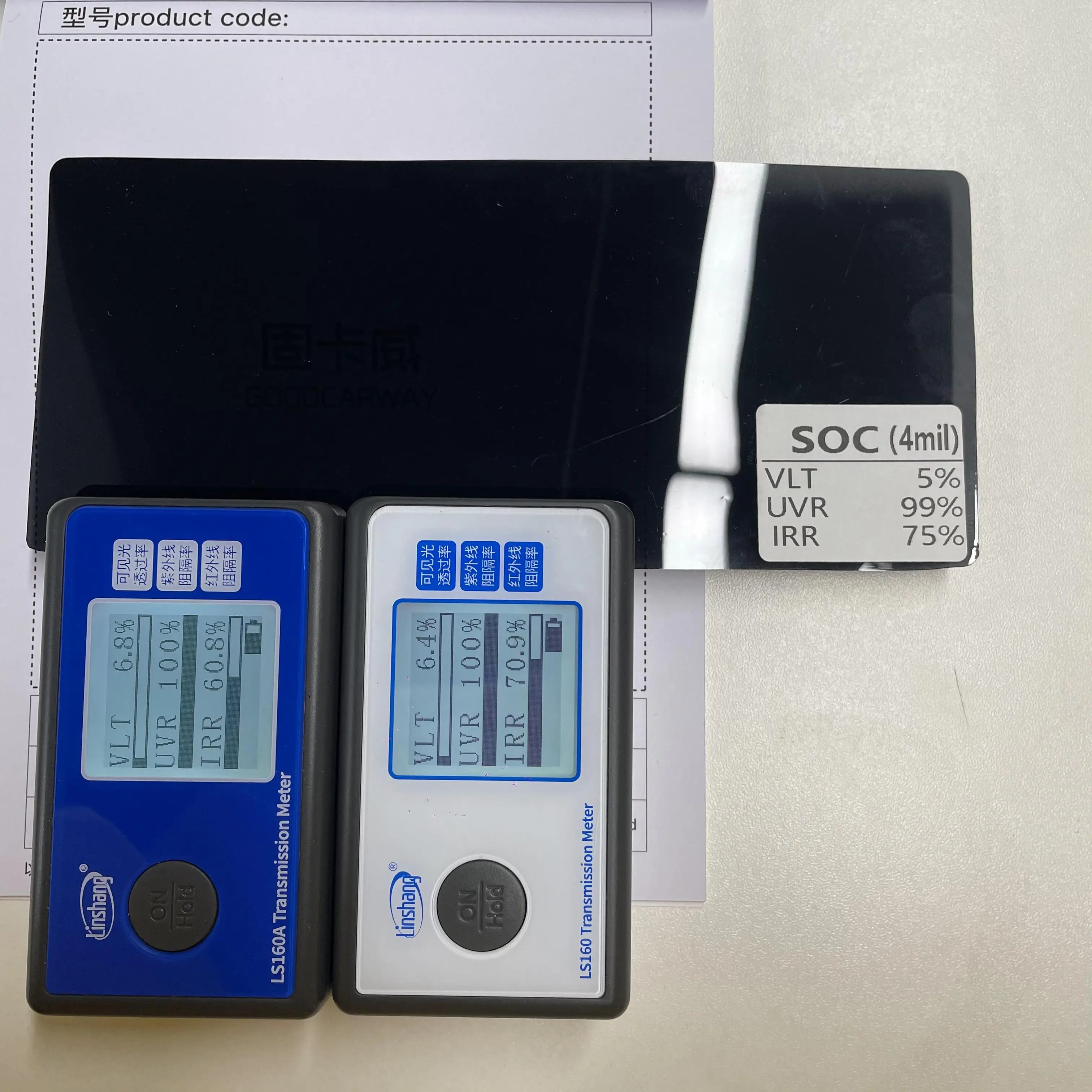 

Импортная съемная клейкая 2-слойная самоклеящаяся пленка для контроля солнца, тонировочная пленка для автоскла для окон автомобиля