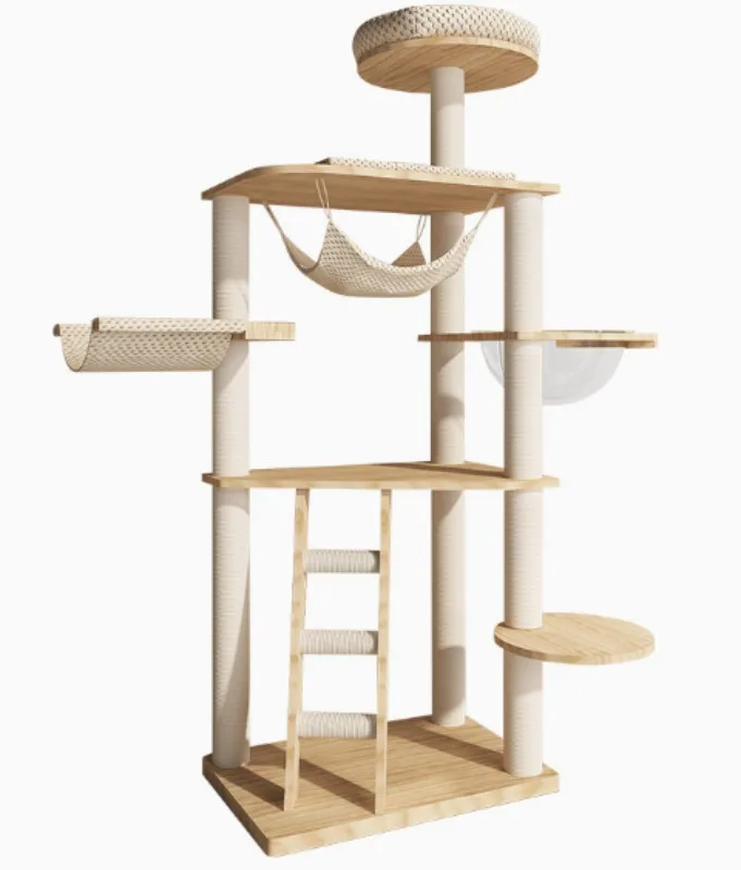 

Large Cat Tree Tower Houses Scratcher Climbing Pet Cat Tree for Pet Supplies and Pet Toys