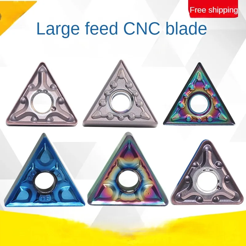 Quenched steel high hardness stainless steel TNMG160404-MA/MS/TNMG160408-TF triangular outer circular blade