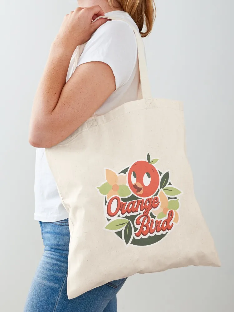 The Orange Bird Tote Bag Women's beach bags Fabric bag Canvas Tote Bag