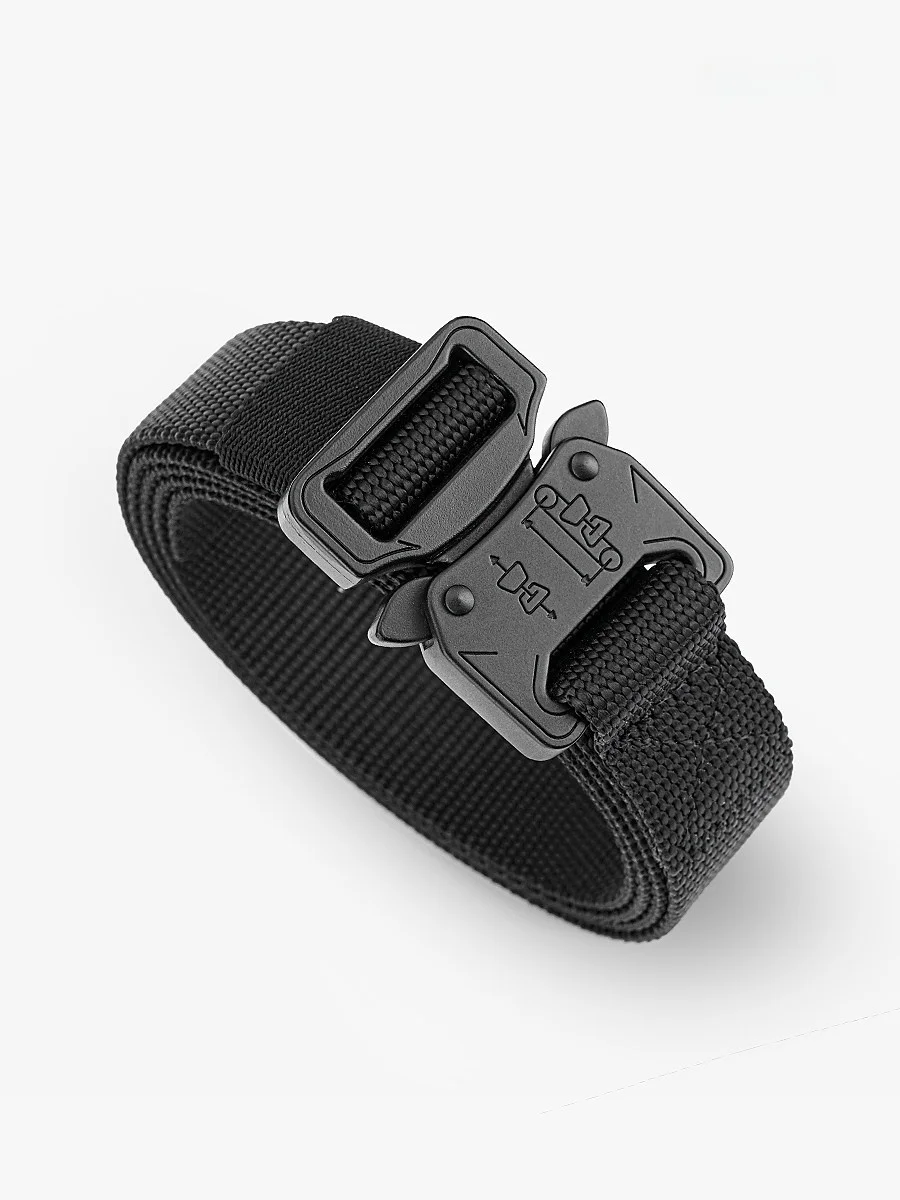 narrow-alloy-quick-release-buckle-tactical-waist-belt-nylon-lightweight-commuter-belt-for-men-and-women-geometric-pattern-sof