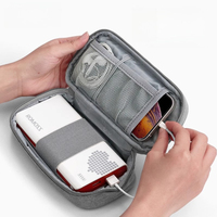 Tech Organizer for Hard Drives Adapter Water-Resistant Power Bank Storage Bag USB Cable Pouch Mouse Charger Case Organizador