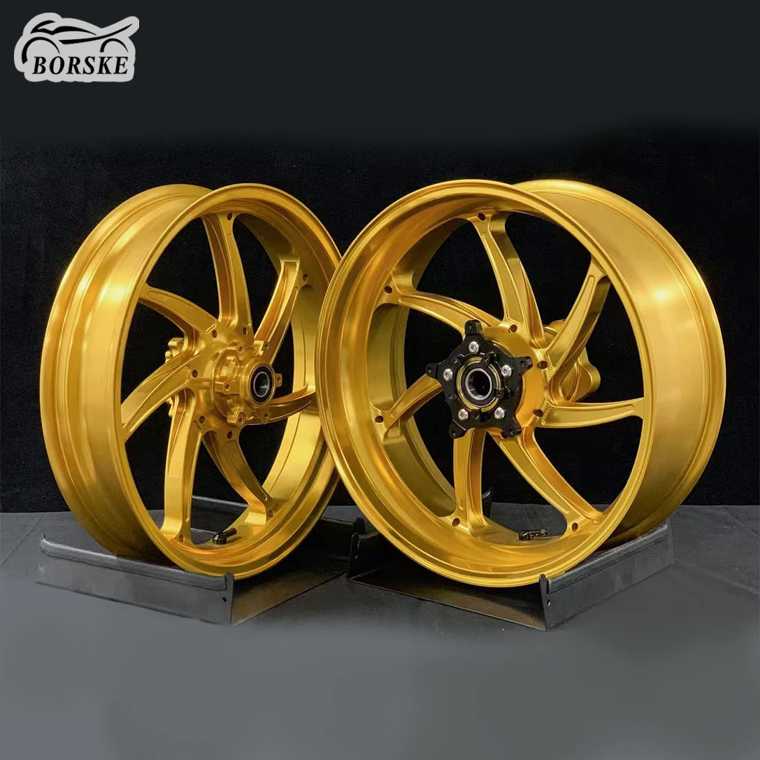 

Forged Motorcycle 17 Inch Aluminum Alloy Wheel Rims Front 17*3.5'' Rear 17*6.0" Wheel Rims Hubs For BMW S1000RR