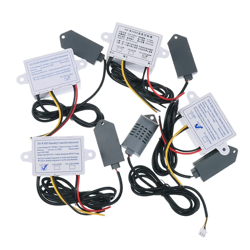 1 قطعة XH-W3005 الرقمية جهاز التحكم في الرطوبة 12/24/110-220 فولت الرطوبة الرطوبة التحكم في الرطوبة التبديل منظم + الاستشعار التحقيق