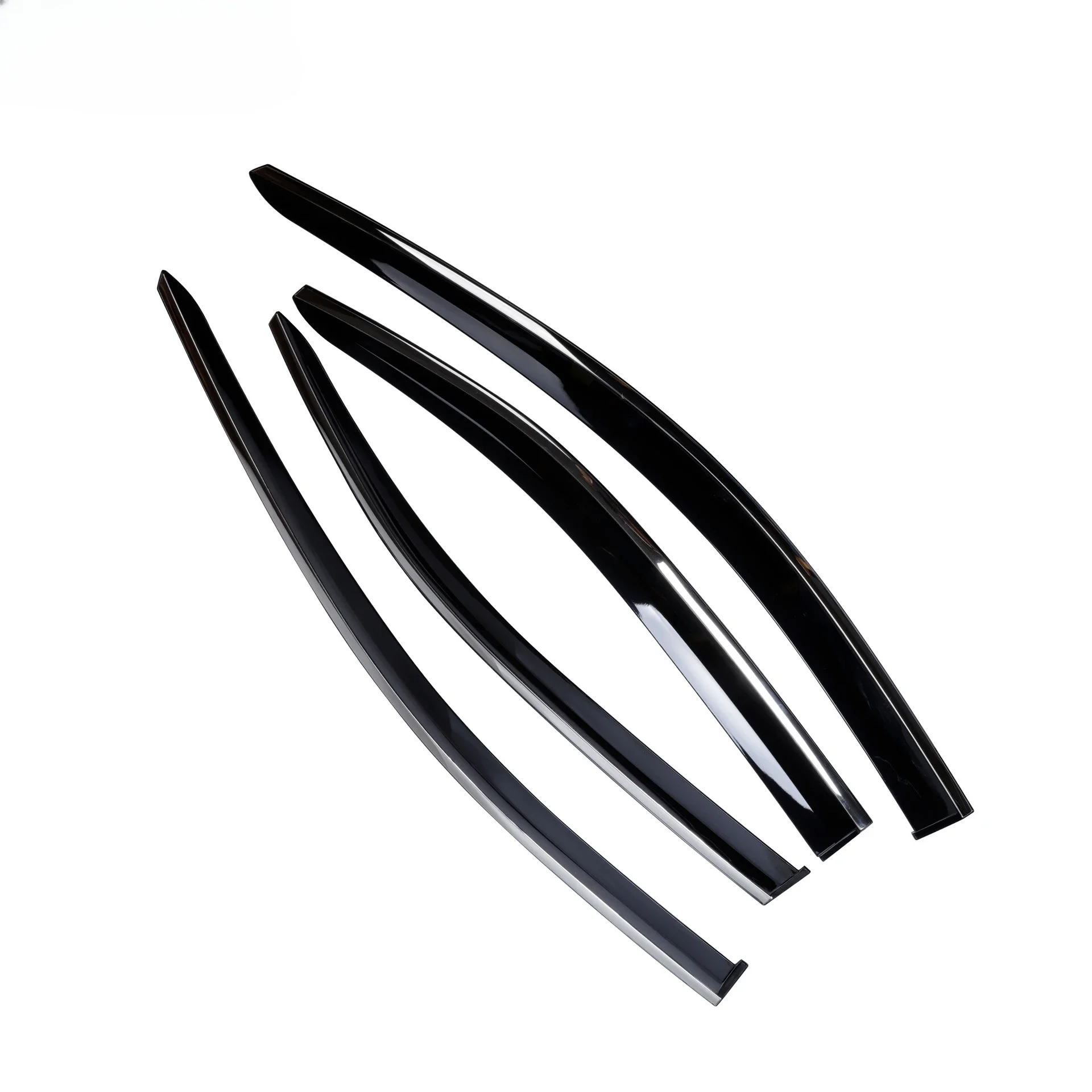 

Suitable for Toyota Corolla Corolla window shade 4 pieces black acrylic car weather shield