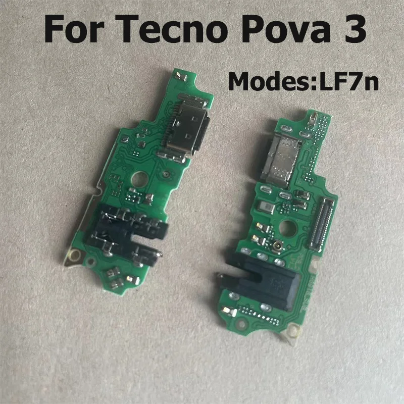 New For Tecno Pova LD7 USB Charging Charger Dock Port Board For Pova 2 3 4