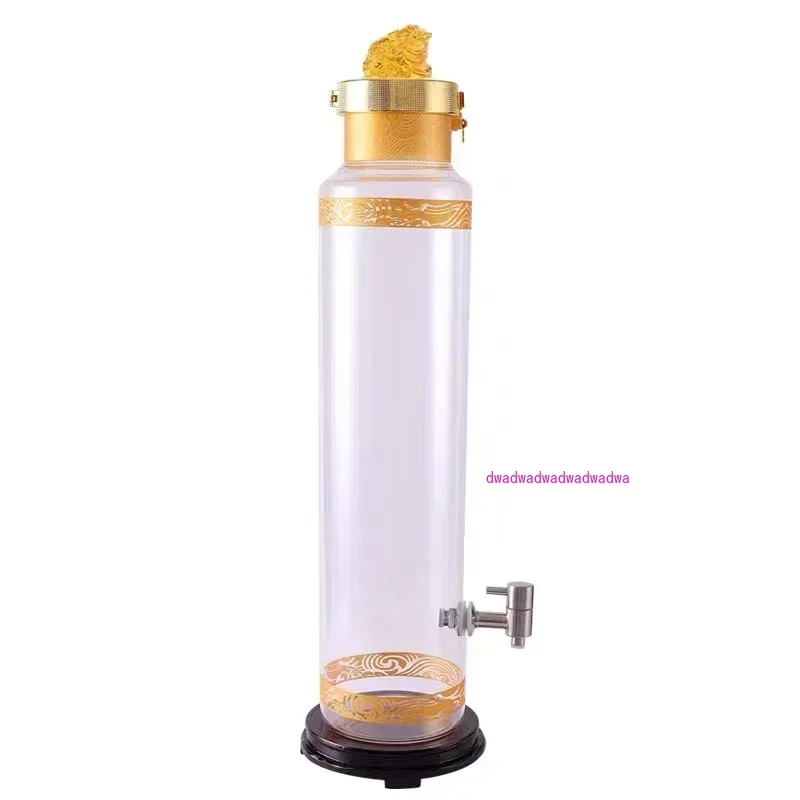 

Borosilicate Wine Bottle with Faucet Sealed Ginseng Wine Fermentation Jar Household High-End Medical Jar Medicine