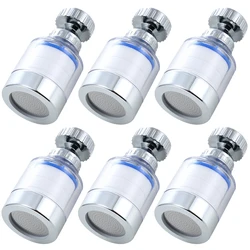 6 Stück Wasserhahn reiniger Sprüh kopf Dusch hahn Spritz filter Universal hahn adapter für Hart wasserbad filtration reiniger