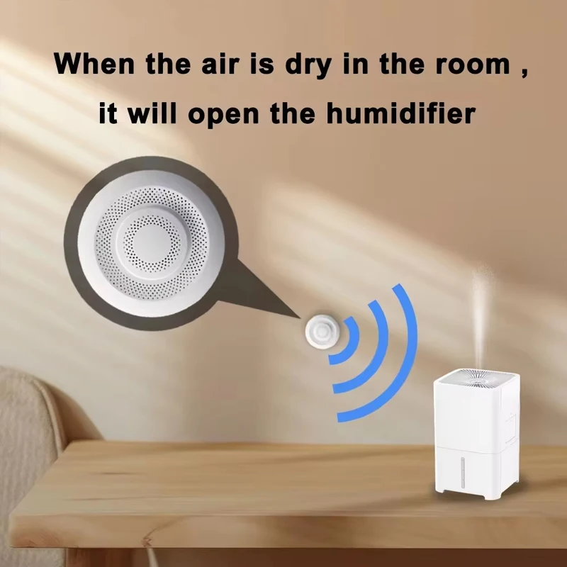 Tuya Smart Zigbee WIFI Airbox CO2 Formaldehyde VOC Detector Temperature Humidity Sensor App Control Smart Home Scene Linkage image 5
