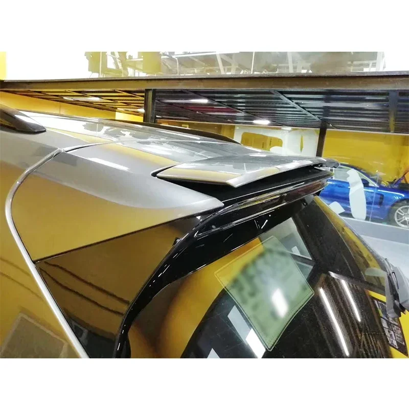 Turbo Style Fixed Rear Wing and Tailgate Decorative Panel for  9Y0 2018-2024 Rear Spoiler Upgrade Modification