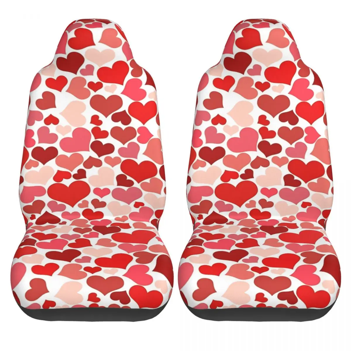 Hearts Pattern Universal Car Seat Cover Four Seasons AUTOYOUTH Auto Seat Cover Fabric Car Accessories