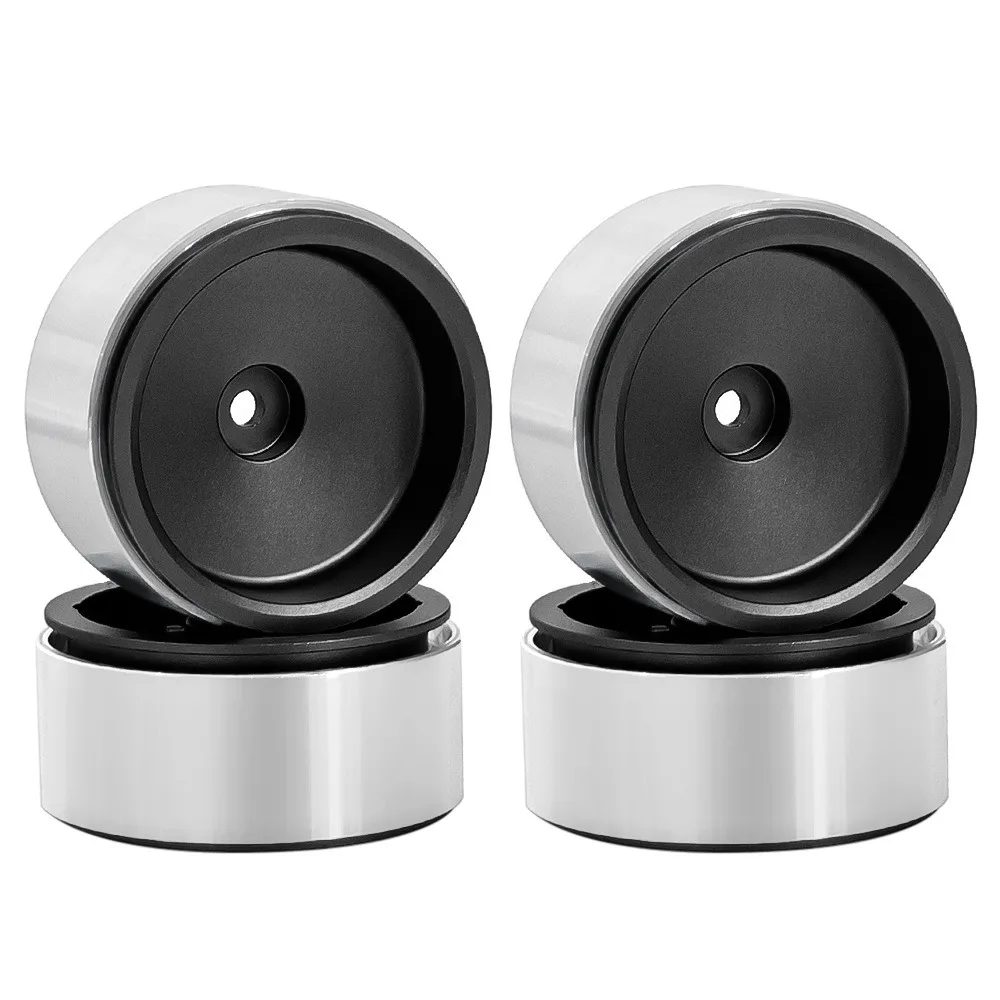 4個入り アルミ製 1.3インチ ビードロックホイールリム 1/24 Axial Scx24 Fms24 1/18 Trxs Trx4m RCクローラーカー用 メタルホイールハブ