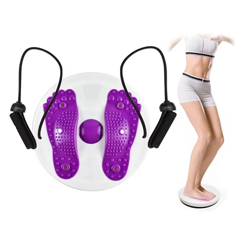 Dual Function Waist Twisting Disc Integrated Body Sculpting Structure Simple Light Gear For Daily Household Abdominal Workout