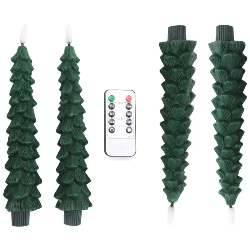 AT02-8X محاكاة شمعة مصباح البارافين الديكور مع مصباح النمذجة جو التحكم عن بعد #6