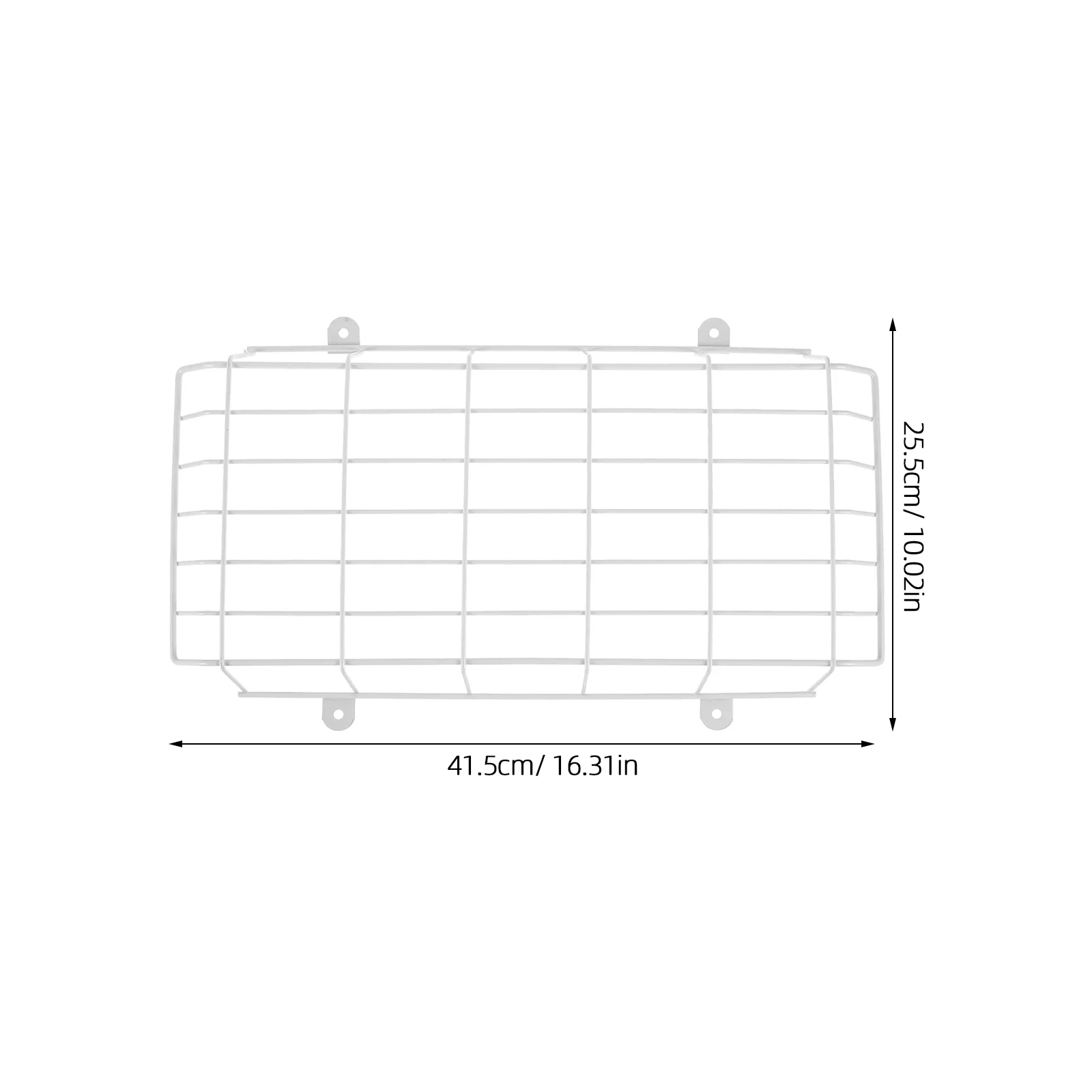 Emergency Exit Light Protection Cover Metal Wired Guard Durable Impact Resistant for Schools Dormitories Workshops Fire