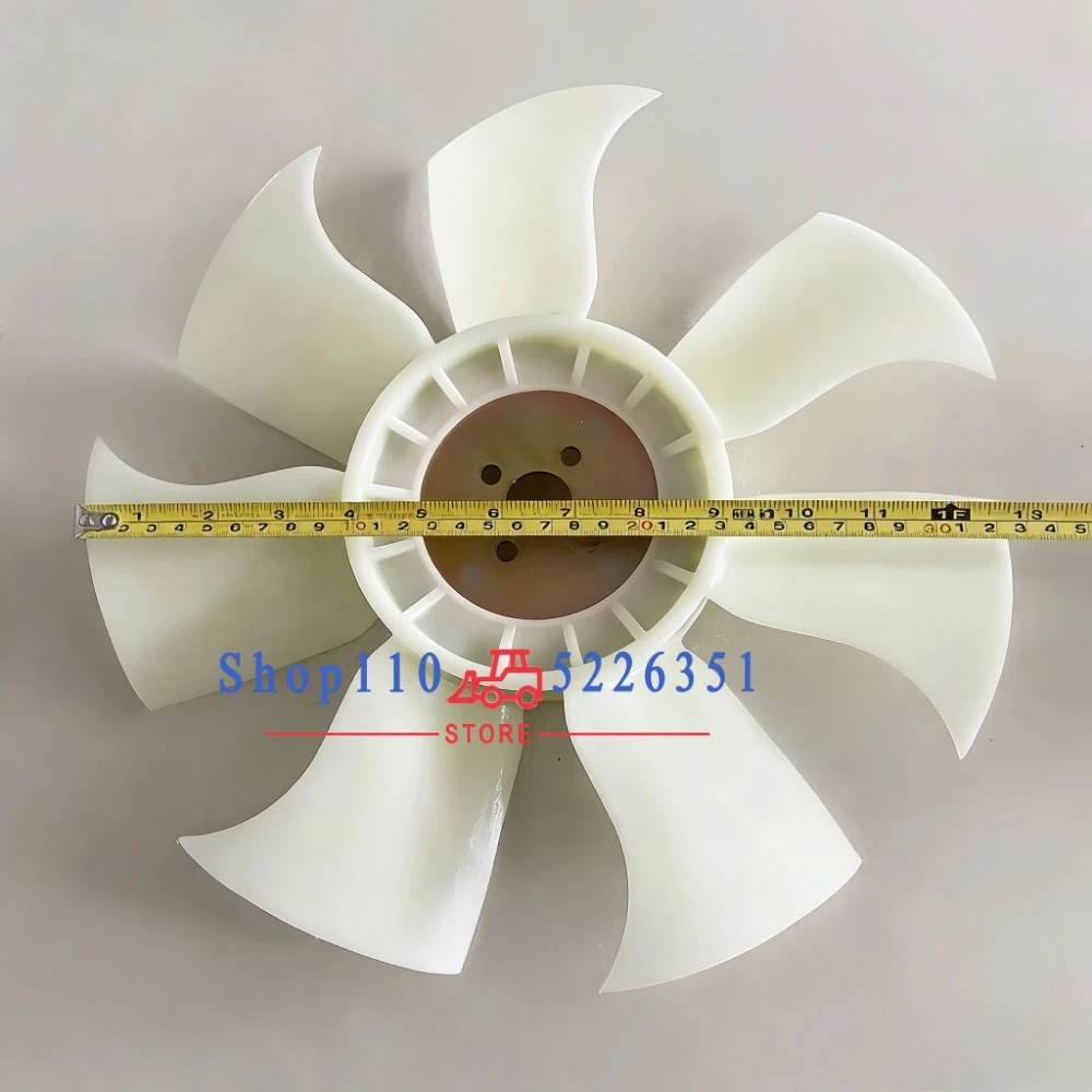 

Лопасть вентилятора для вентилятора Komatsu PC18-3 для деталей экскаватора двигателя Kubota D782