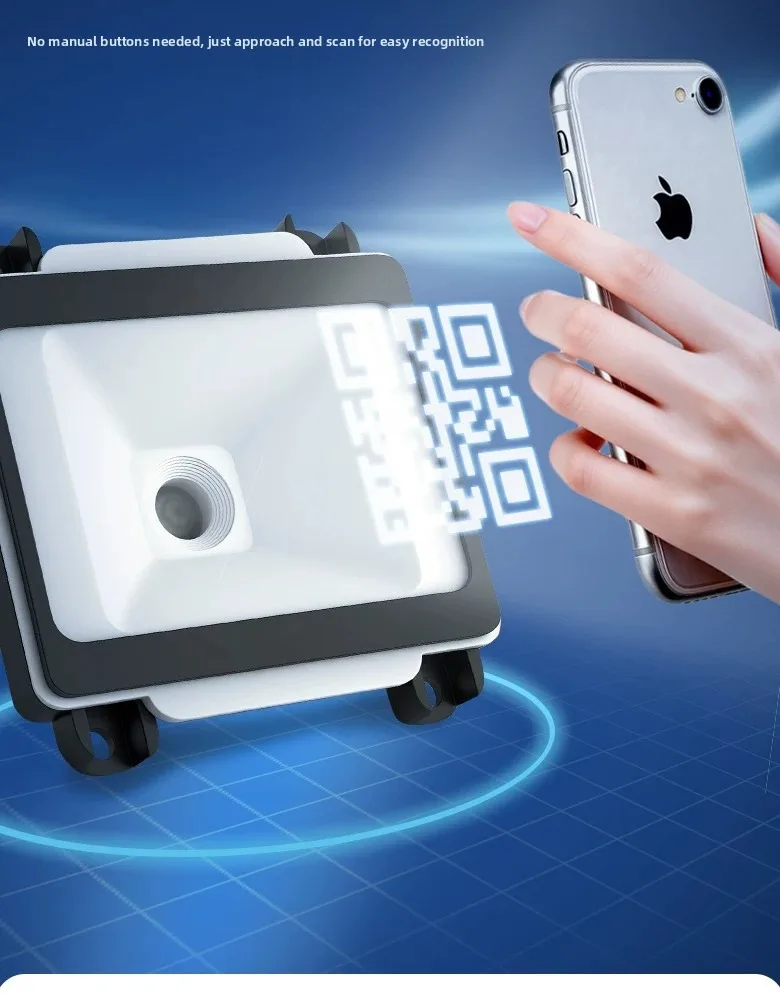 Self-Service Kiosk Embedded Barcode Scanner Module | Ultra-Fast 1D/2D QR Code Auto Scan Reader