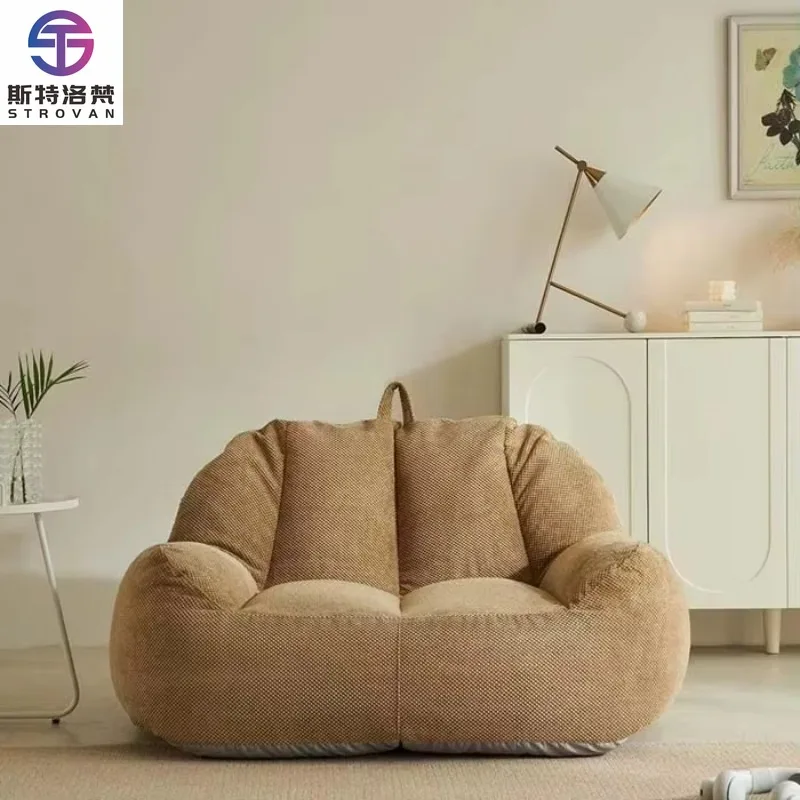 كرسي كيس فول مزدوج داخلي جديد لغرفة المعيشة أريكة غطاء عملاق كرسي بين باج الكبار الغوص كيس فول