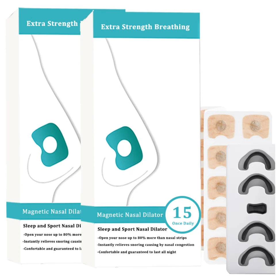 

Extra Strength Breathing Magnetic Nasal Dilator Sleep and Sport Nasal Dilator For Better Sleep Anti Snoring Breathe Well