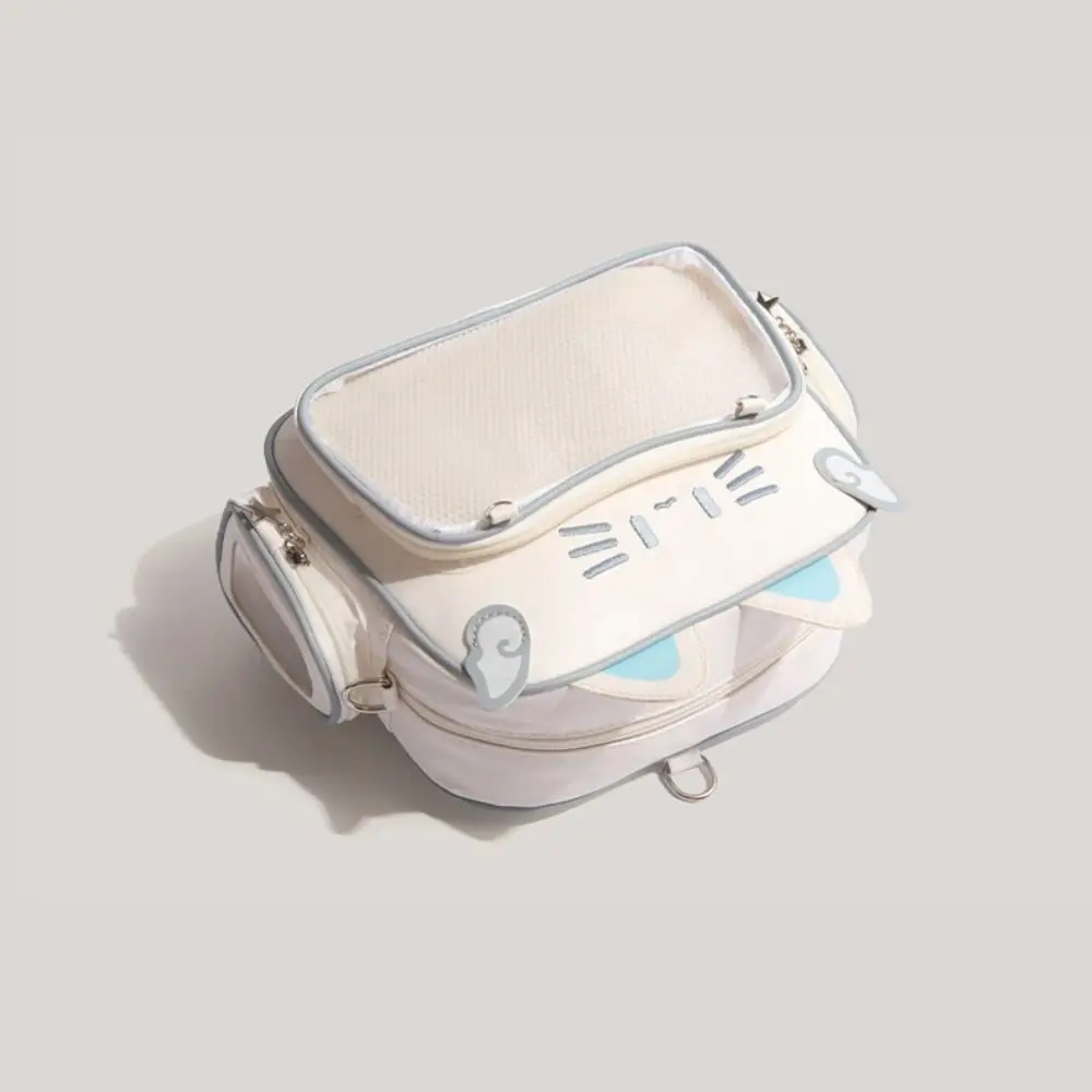 Unterarmtasche mit Katzenmotiv, Itabag JK Kawaii Preppy-Stil, Tragetasche aus PU-Leder, Y2K Schultertasche für Mädchen – Detail 5