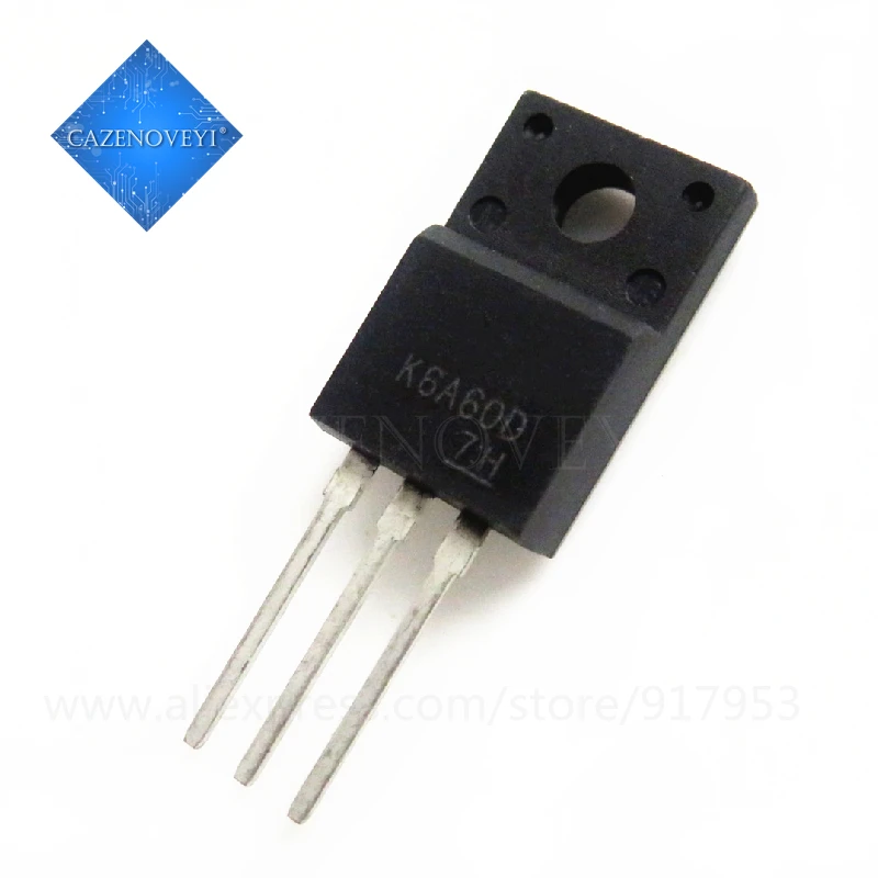 10pcs/lot TK6A60D TK6A60 K6A60D TO-220F 6A 600V new original In Stock