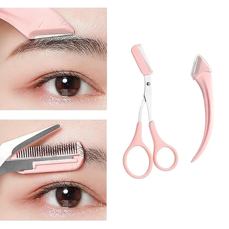 Eyebrow Trimmer Set, Perfect Grooming Kit for Beginners Daily Eyebrow Care 1