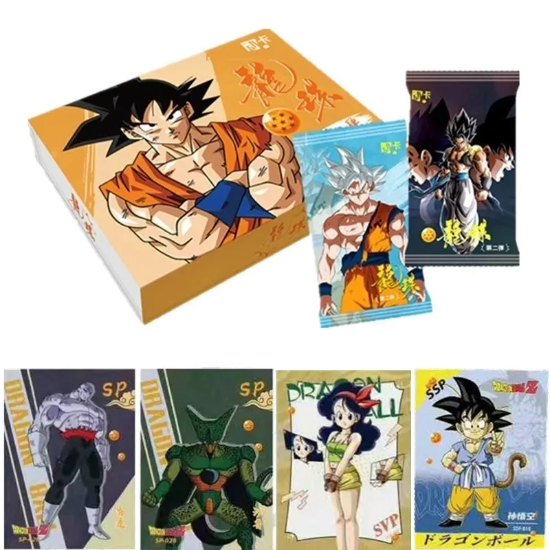 

Original Dongka Dragon Ball Daima Card Vol.02 Anime Characters Son Goku Bulma Piccolo Rare Flash MR SLR Collection Card Toy Gift