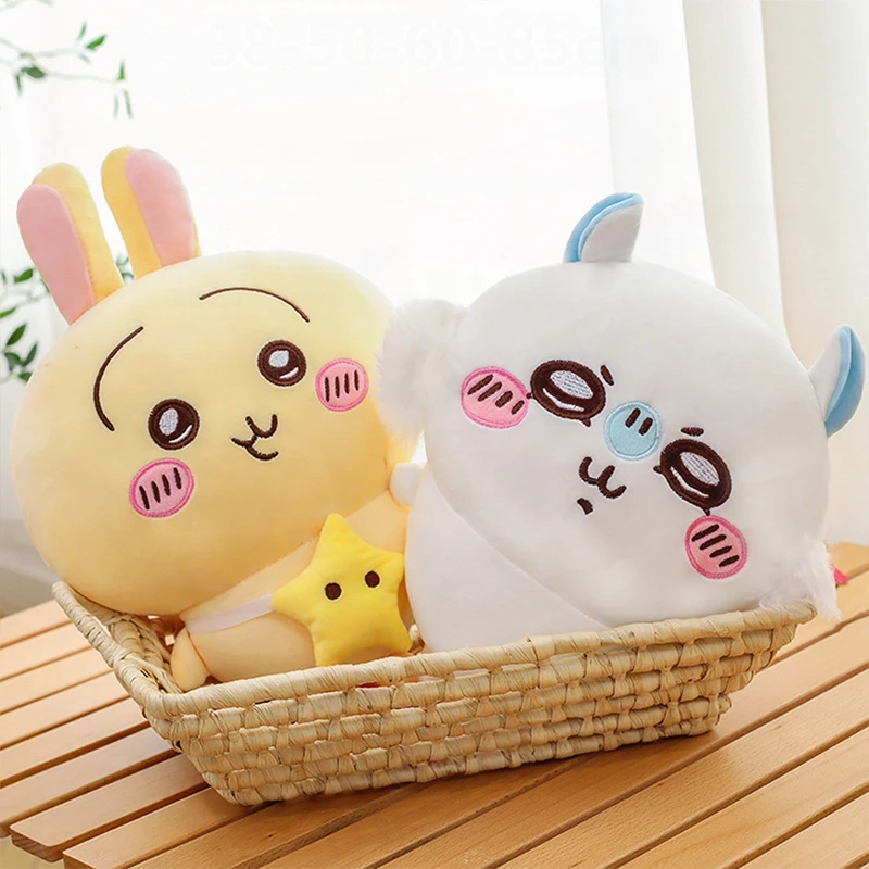 

Hot Kawaii Chiikawa Stuffed Doll Hachiware Usagi Plush Doll for Kids Birthday Gift Cute Japanese Cartoon Animal Toy for Girls