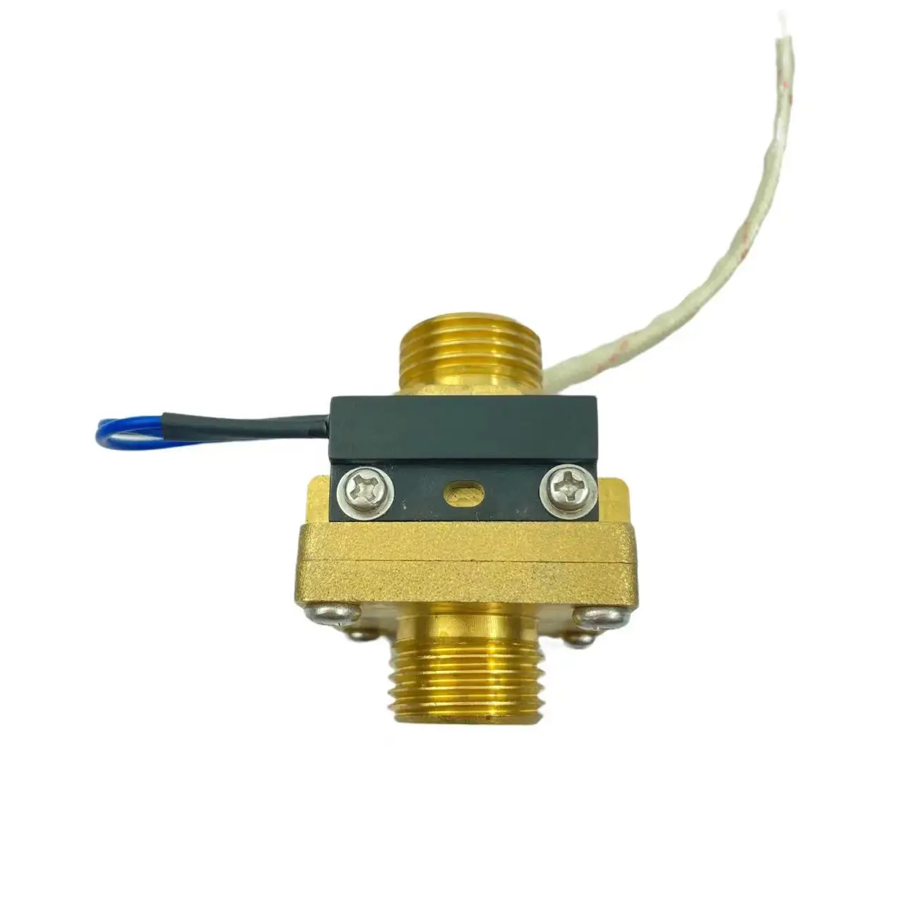 Interruptor de lengüeta G1/2 "tipo deflector de USB-FS21TB, interruptor de flujo de cuerpo de latón 3-25L/Min 24V DC 10W, 2 cables iSentrol