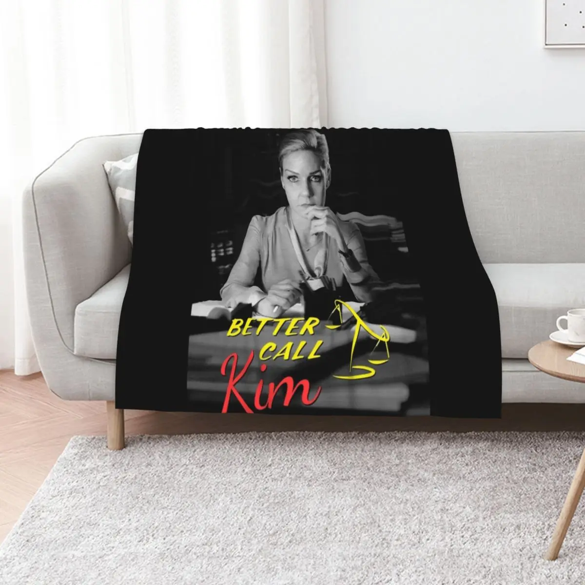

Kim Wexler - Better Call Kim Throw Blanket Hairy Flannel Luxury Thicken Plaid Blankets