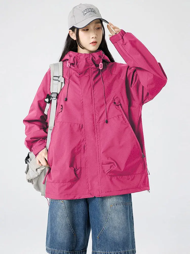YZJNH New autumn 2026 outdoor assault suit fashionable loose work wear windproof and waterproof jacket mountaineering jacket