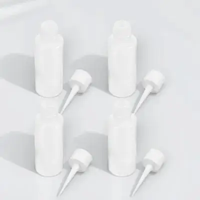 

4pcs Seamless Grout Application Bottle Glue Dispensing Squeezable Plastic Squeeze Bottles Precision Tip Art Crafts DIY Use