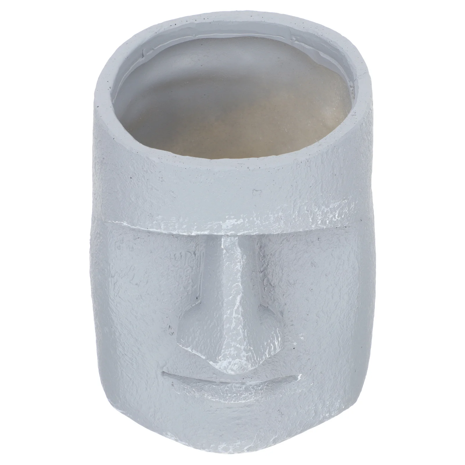 تمثال حجري زارع زهور الراتنج حديقة زخرفة داخلي في الهواء الطلق حاوية نباتية تصميم الوجه ديكور المنزل الديكور