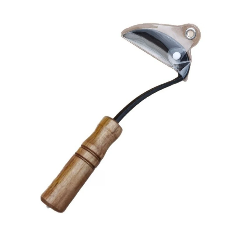 For All Steel Long Neck Curved Sickle Hand Hit Snake Neck Weeding Sickle Weeding Farm Tools Garden Tools
