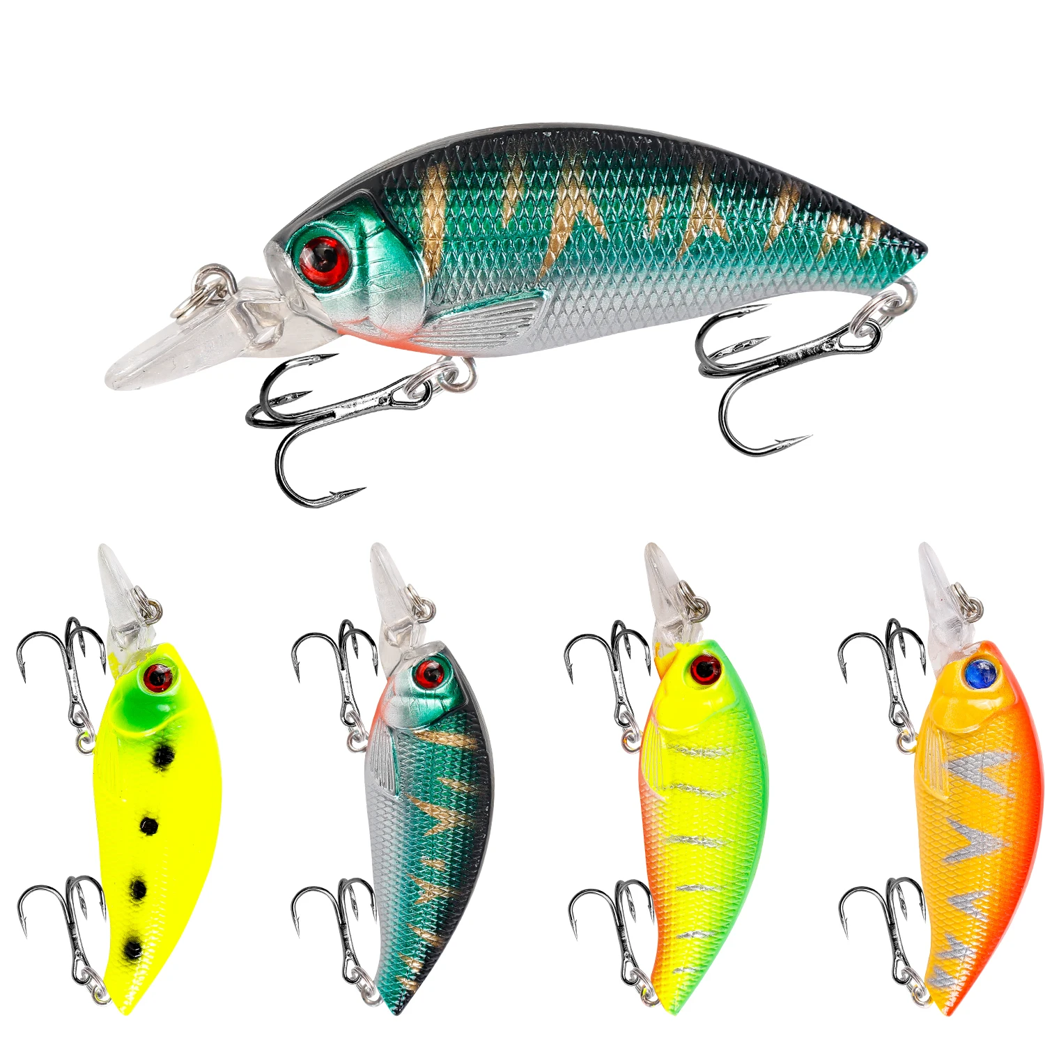 1 sztuk przynęty wędkarskie crankbait woblery 7.5cm 8.6g pływające sztuczne tworzywo sztuczne twarda przynęta jakości Minnow Bass przynęta na szczupaka