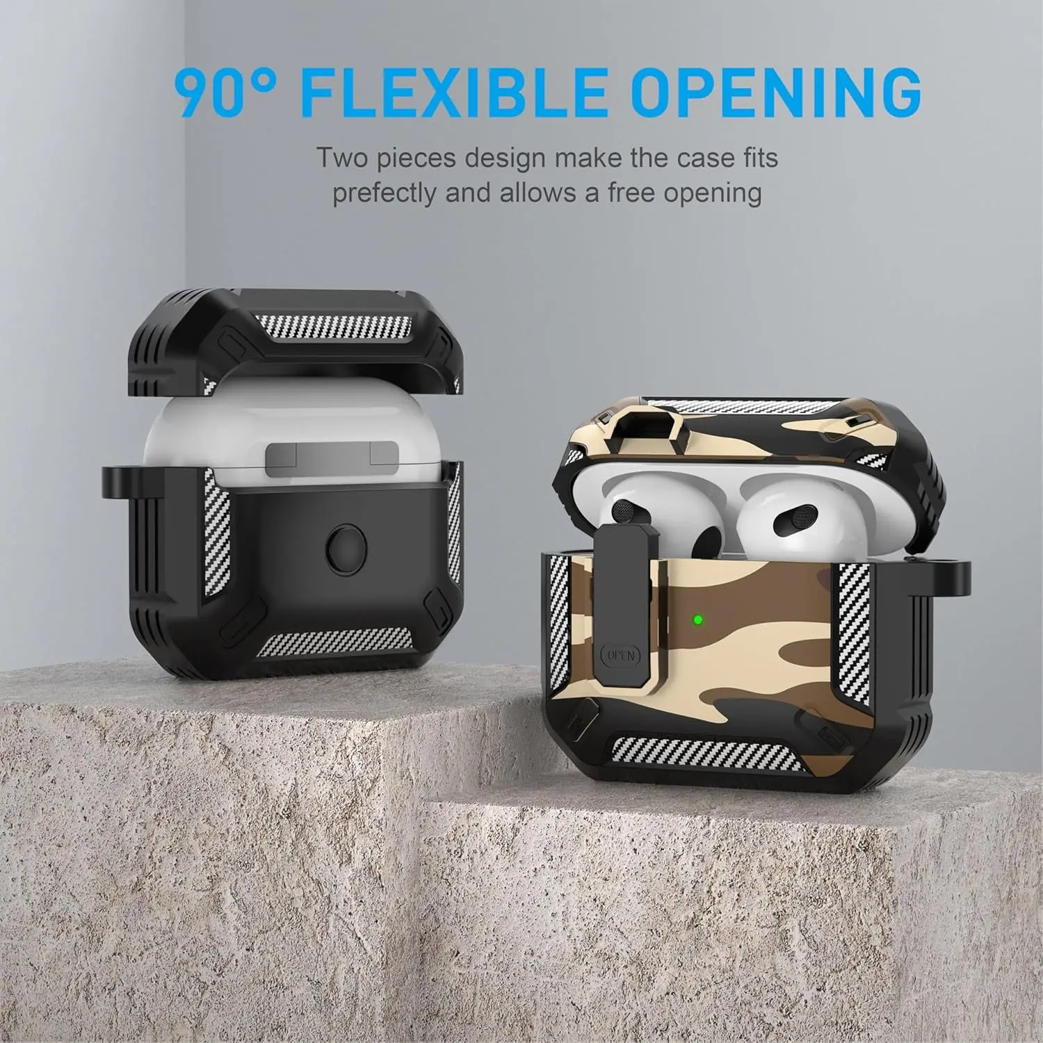 Para airpods 4 caso 2024 caso interruptor de luxo prevenção queda tpu capa protetora para airpods 4 geração sem fio bluetooth caso