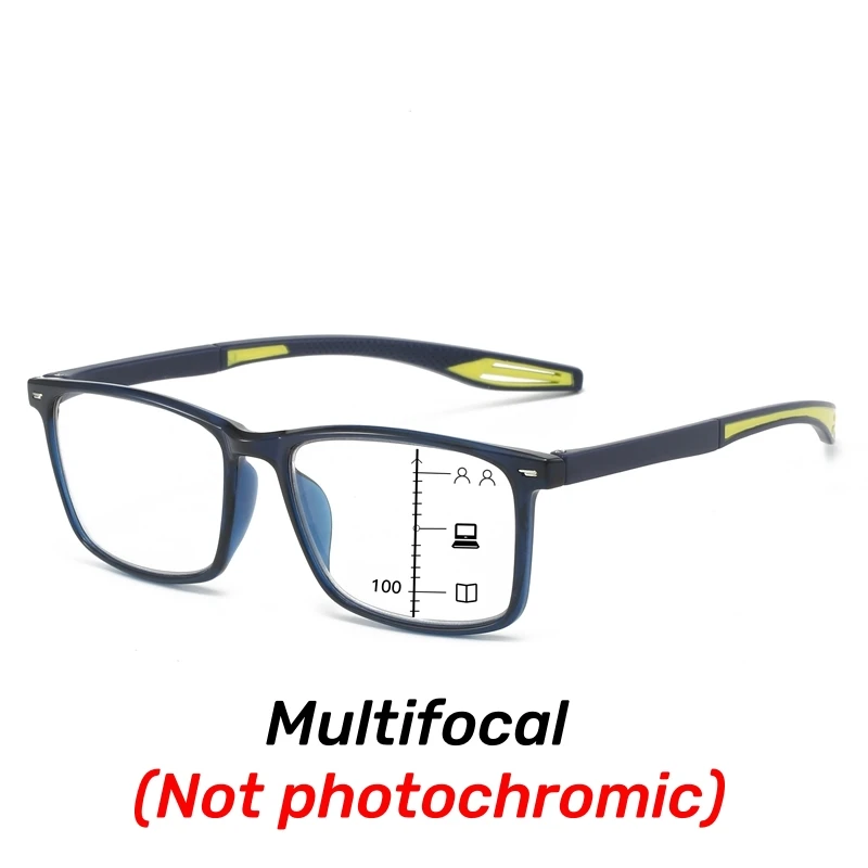Progressive photochrome multifokale Lesebrille 3-in-1 bifokale Outdoor-Sonnenbrille TR90 Sport Anti Blue Near Far Brille – Detail 9