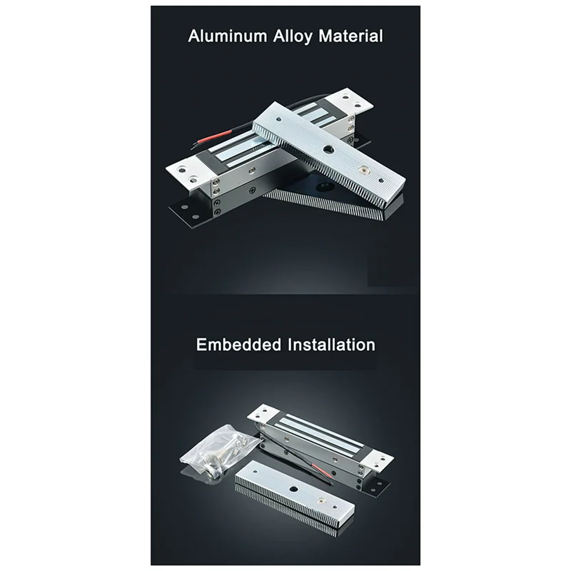 

DC12V Electromagnetic Magnetic Lock 180Kg Holding Force Concealed Embedded Installation