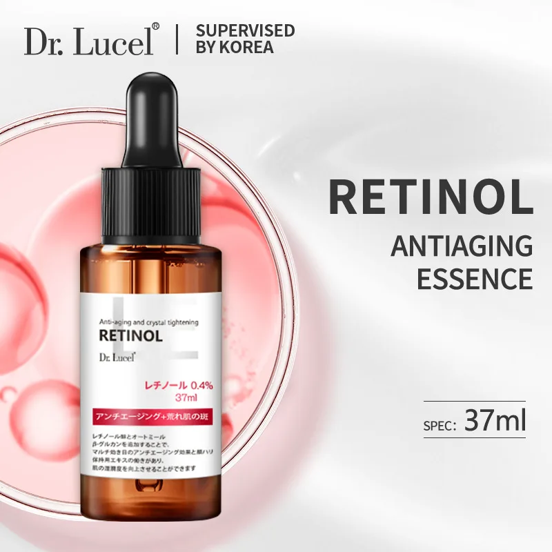 1PCS Dr.Lucel Retinol Refreshing Face Serum Moisturizing Skin Nourishing Deep Care Essence 37ML