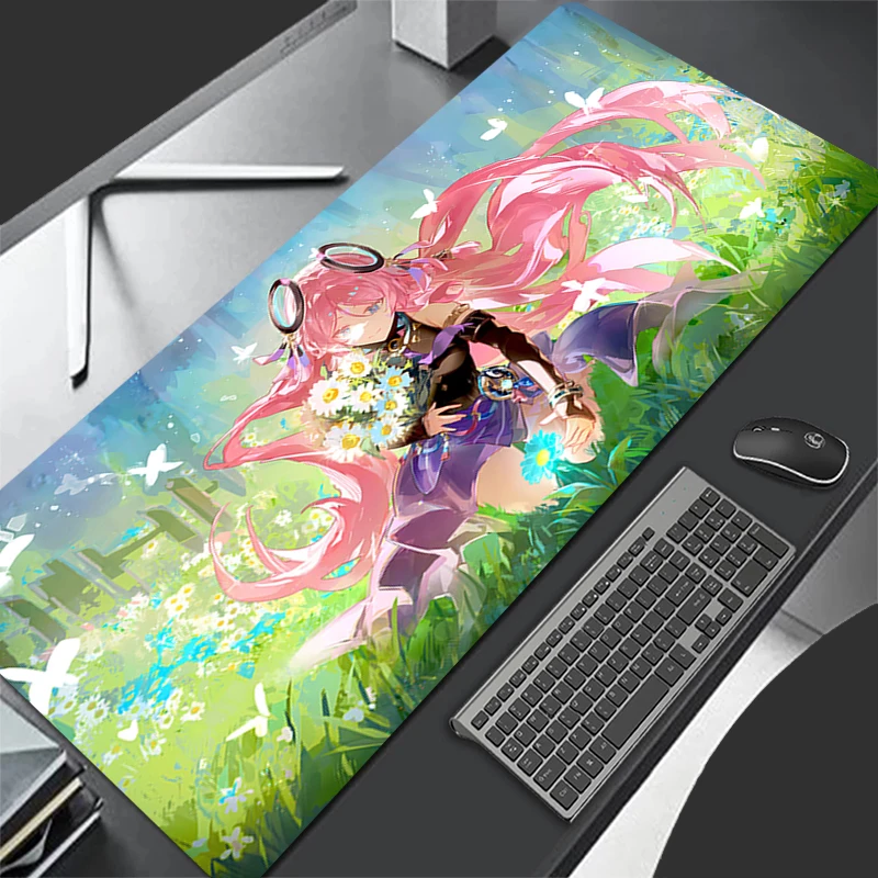 

Genshin Impact Citlali Mouse Pad Gaming Accessories Office Gamer Keyboard Desk Mat Non-Slip Laptop Large Game PC carpet Mousepad