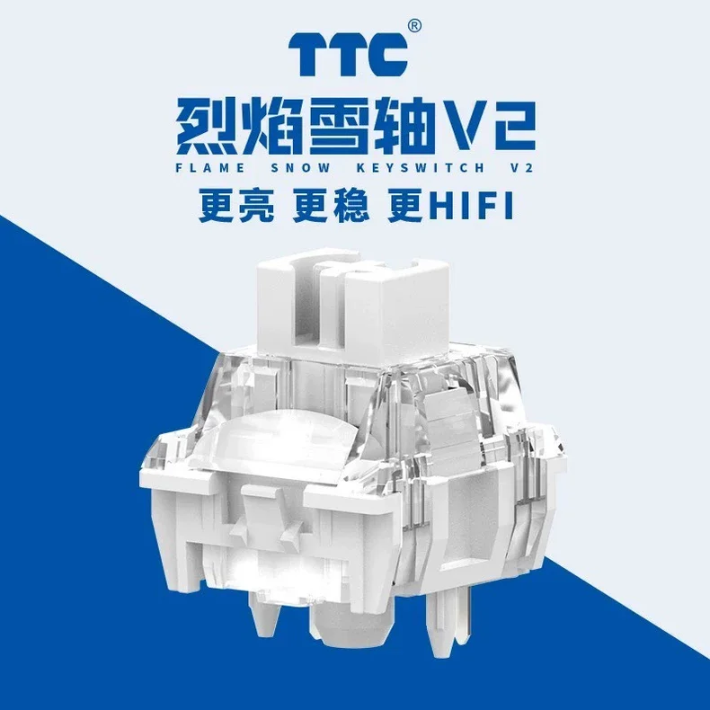 TTC Flame Snow V2 Mechanical Switches 42g 5 pins linear Bulk orders