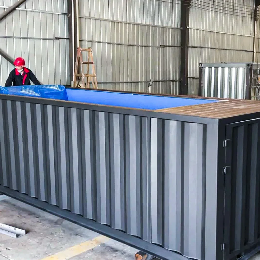 Swimming Diving Ring Container Ground Transportation Container Outdoor Swimming Pool