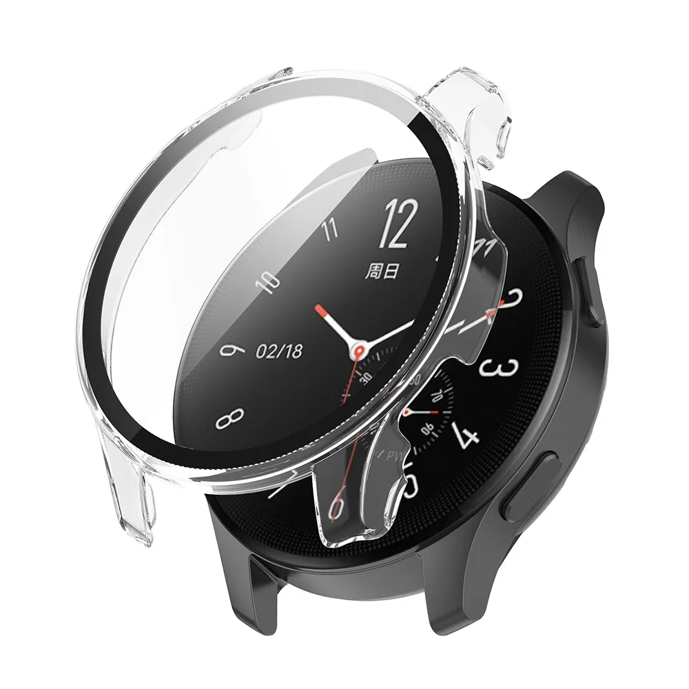 Custodia protettiva per PC + vetro temperato per Vivo Watch 2 Protezione per schermo intero Shell Frame Bumper