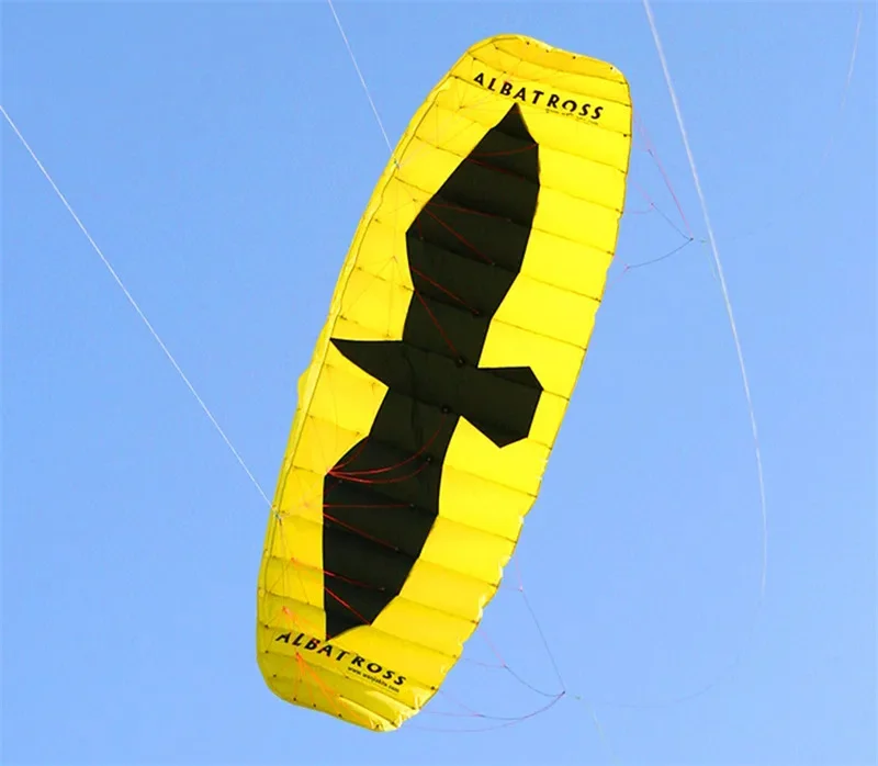 5m2 grande quad line power kite para adultosnylon tecido jouer mostrar pipa gigante jogos ao ar livre pipa surf power kite dragon fly diversão