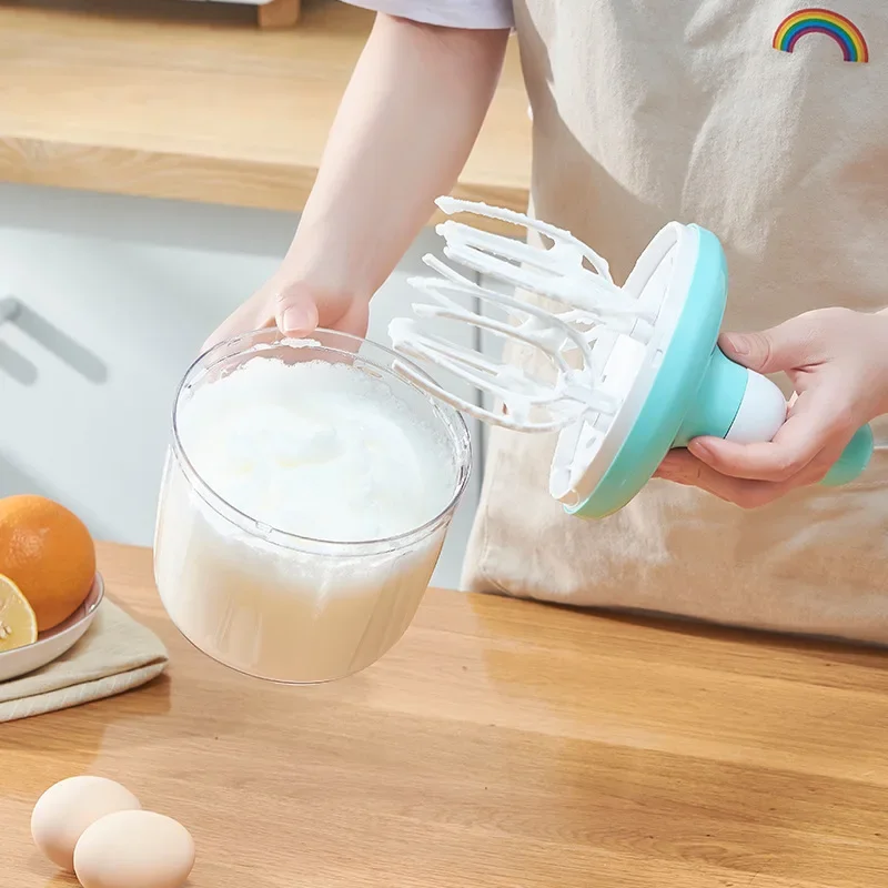 Multifunctional Manual Whisk Semi-automatic Egg White Cream Cake Egg Hand Mixer Hand Crank Beater Household Ferramentas Cocina view 5