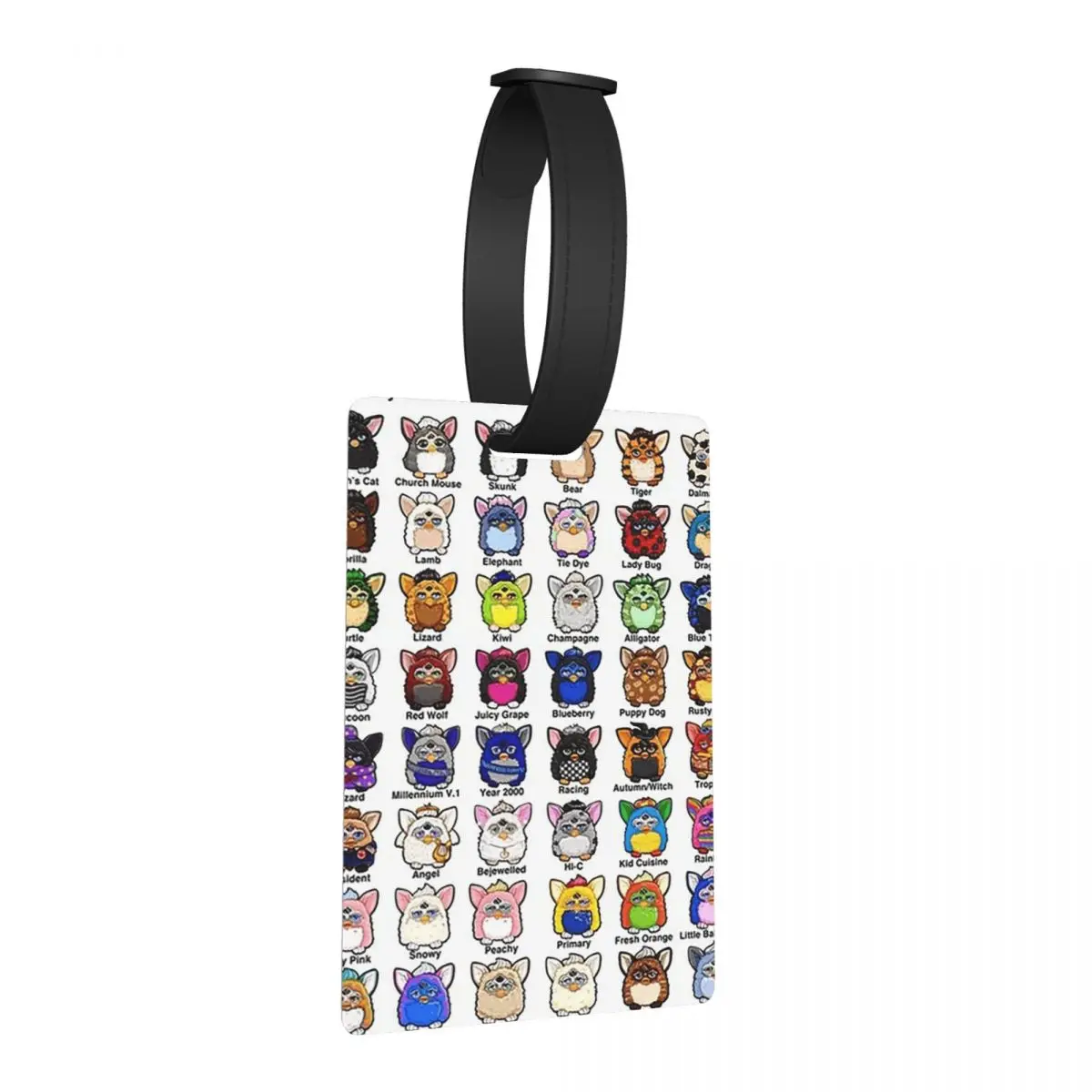 

Коллекция Furby, багажные бирки, аксессуары для чемодана, дорожная милая багажная бирка, держатель этикетки, идентификационное имя, адрес