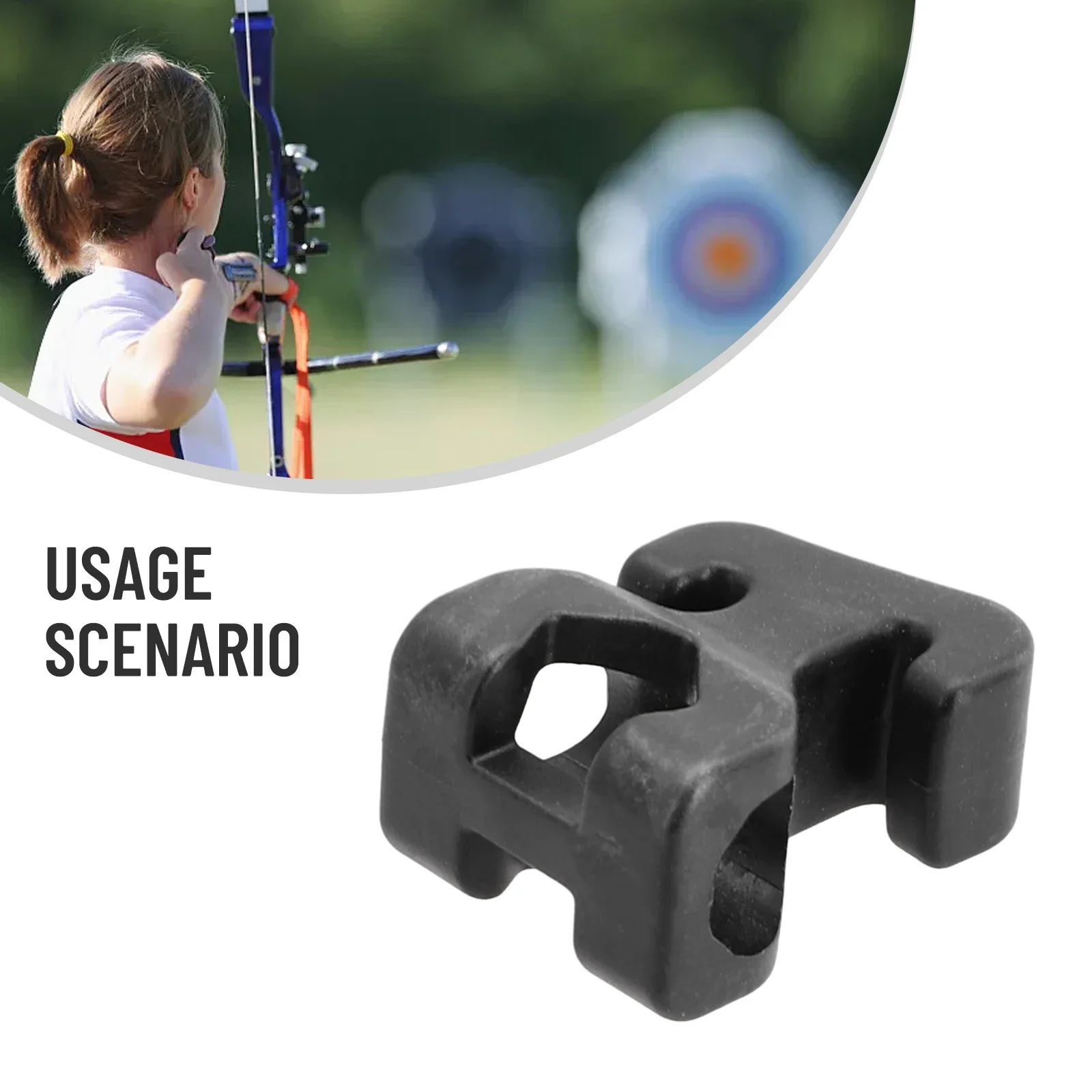 Archery Plastic Cable Slide Arrow Compound Bow String Roller Guard Splitter Plastic Splitter Glide For Hunting Cable Bar Target