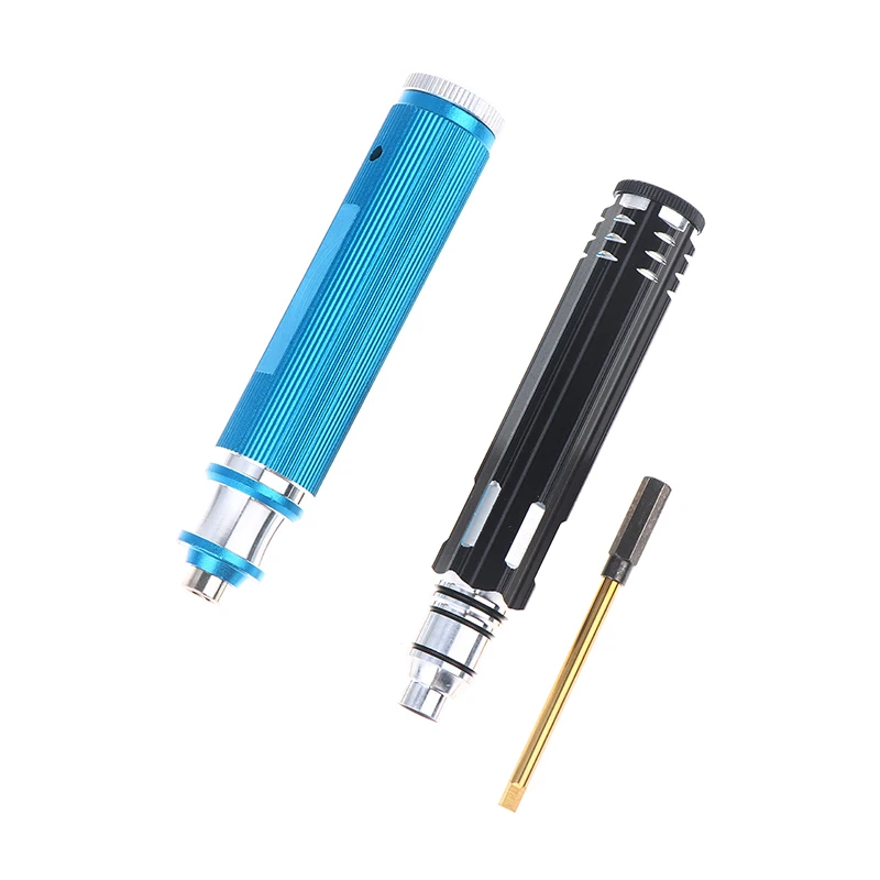 Juego de destornilladores hexagonales 4 en 1, Kit de herramientas de Metal de 1/1, 5/2,0/2,5/3,0mm para RC, helicóptero, coche, avión, Dron, reparación de modelos de aviones