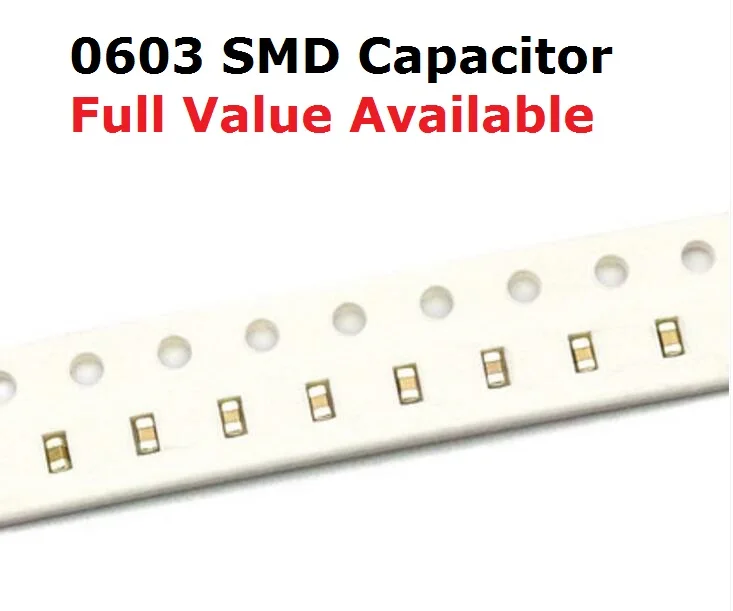200PC 0603 22PF 33PF 47PF 100PF 220PF 330PF 470PF 1000PF 2200PF Kondensator SMD 50V 1/2.2NF 102/222 00/220/470/1000/2200P X7R PF